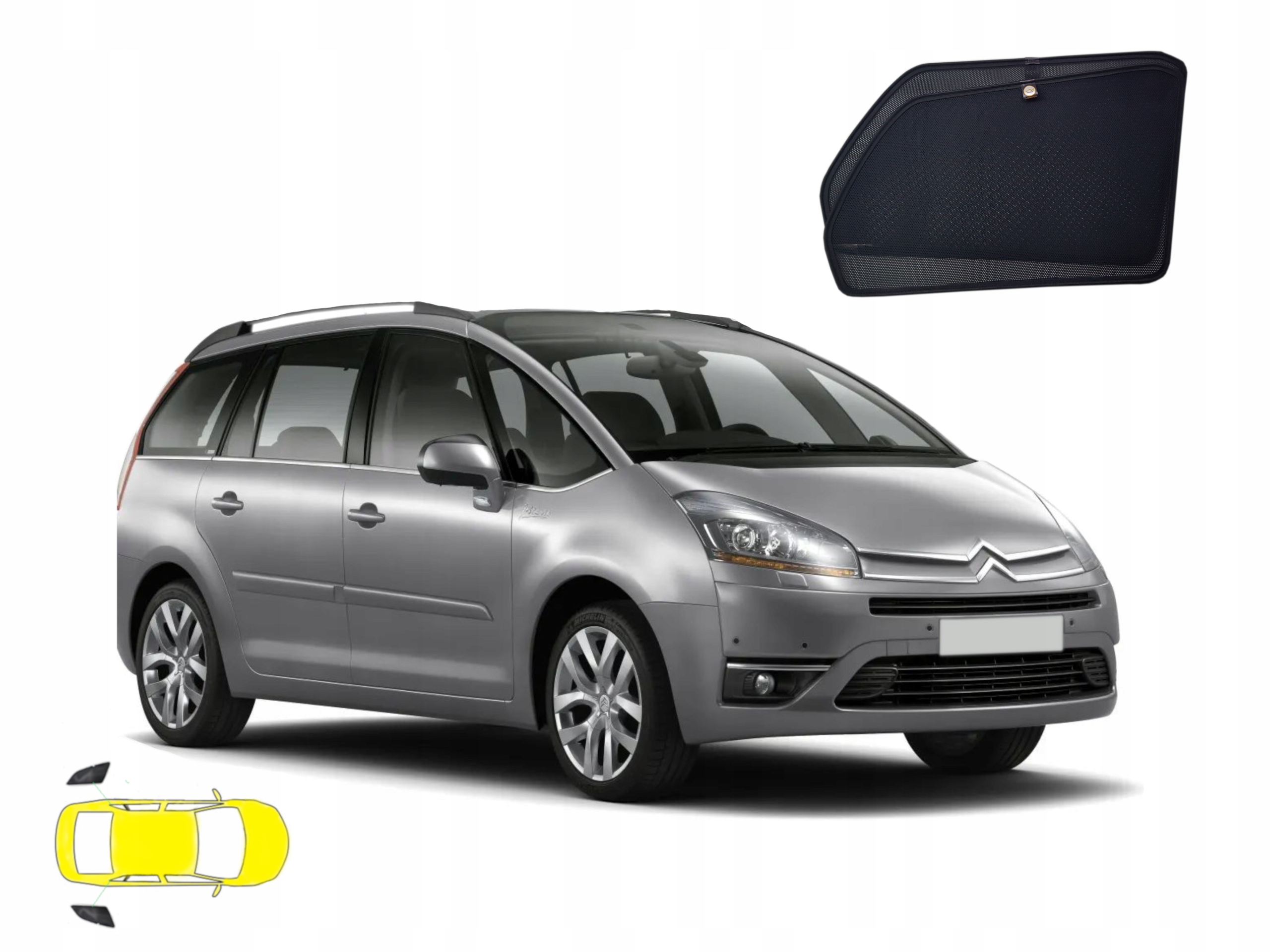 Sluneční clony na sklo automobilu Citroen C4 Grand Picasso