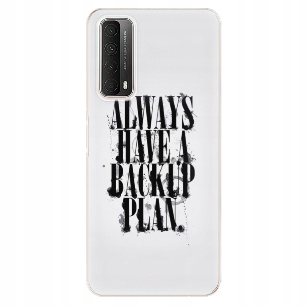 Silikonowe etui iSaprio Backup Plan dla Huawei P Smart 2021