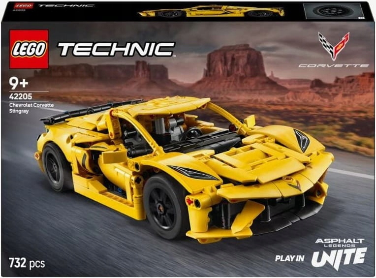 Lego Technic 42205 Chevrolet Corvette Stingray
