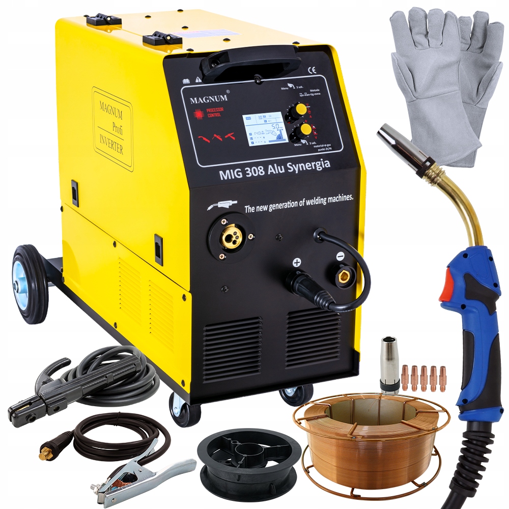 Зварювальний апарат MIGOMAT MAGNUM MIG 308 Alu Synergia 300A