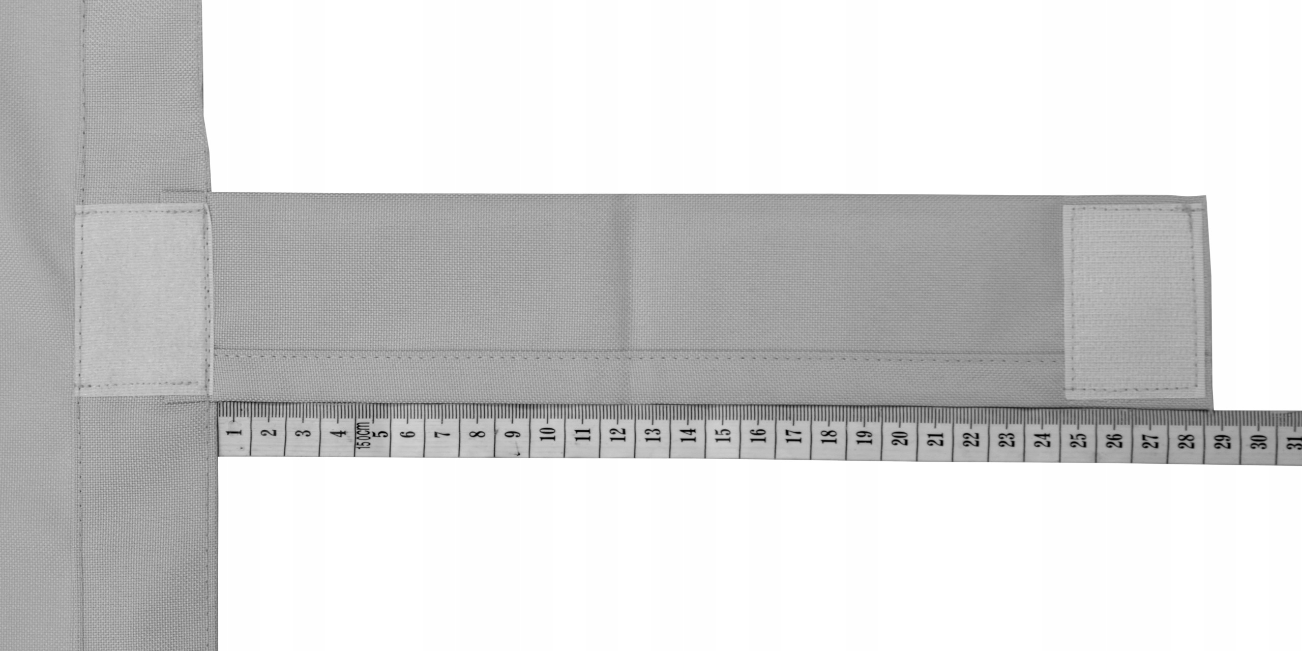 ZASŁONA WODOODPORNA OGRODOWA TARASOWA NA TARAS 155x190 jasnoszara Kolor odcienie szarości