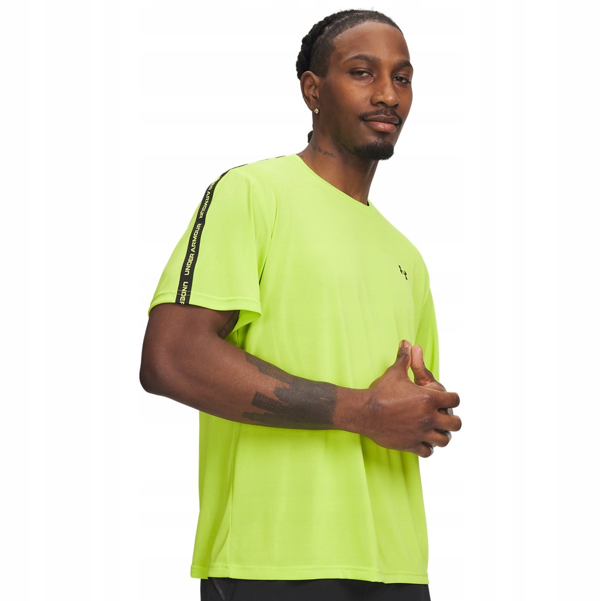 Męska koszulka treningowa Under Armour Ua Tech Taping Ss Żółty XL