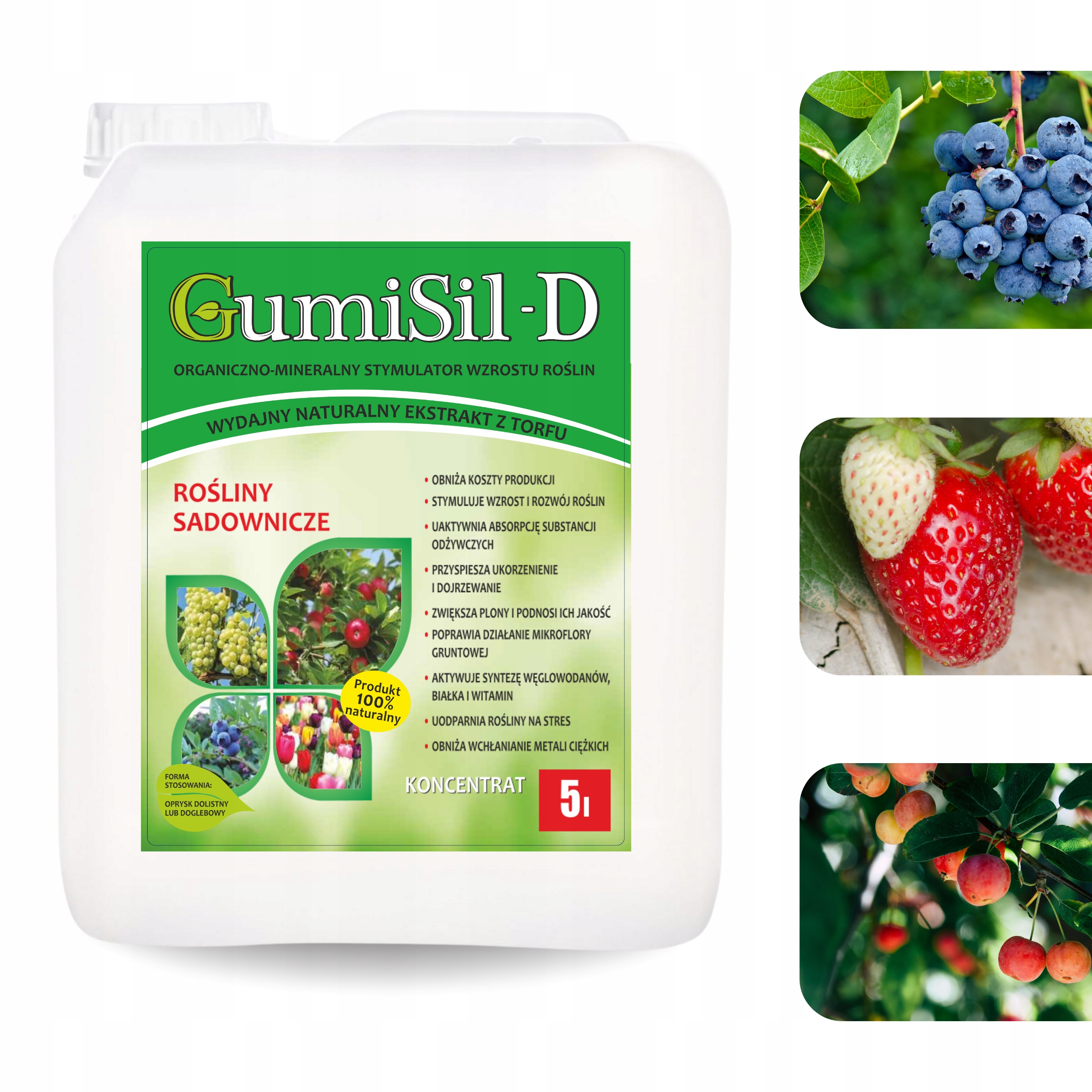 Biostimulátor na ovocie, kvety a kríky Trichoderma Eko GumiSil-D 5L