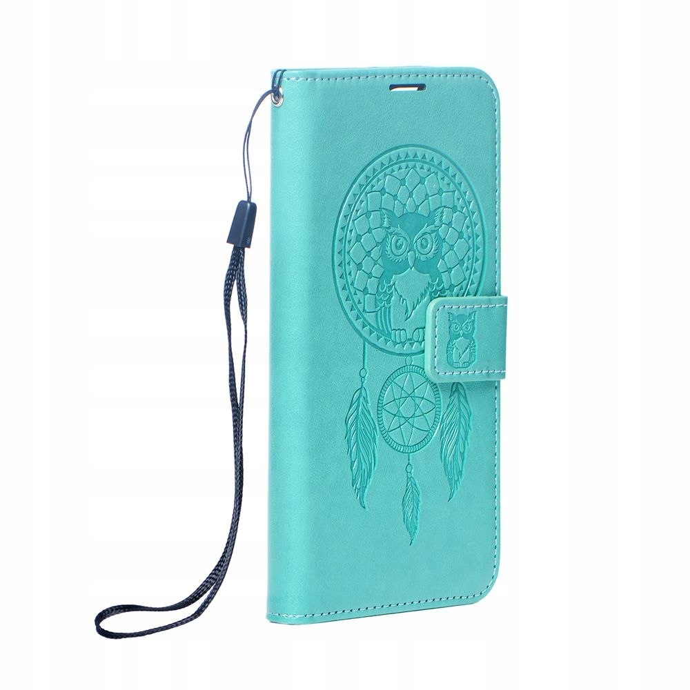 Etui z klapką na Samsung S26 Plus Mezzo Book łapacz snów zielone