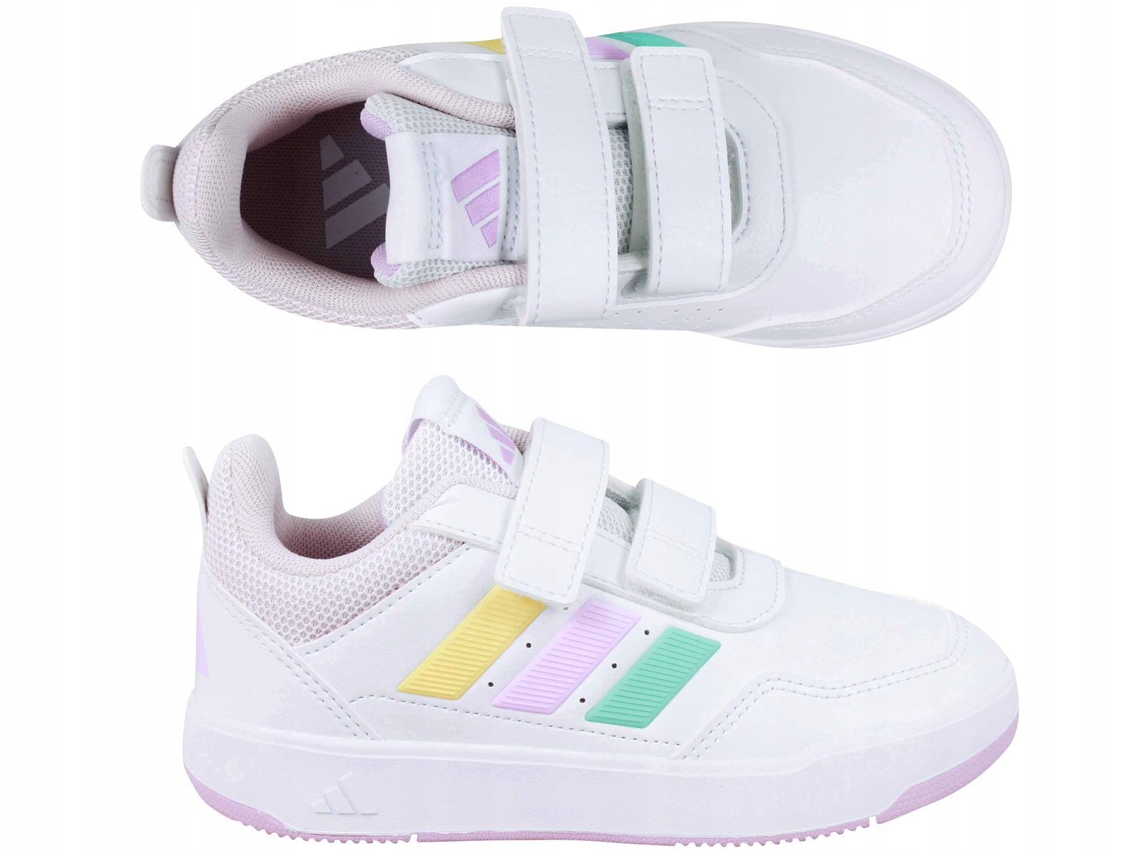 Adidas Tensaur Sport KI6506 Białe Buty Trampki Dziecięce Na Rzepy