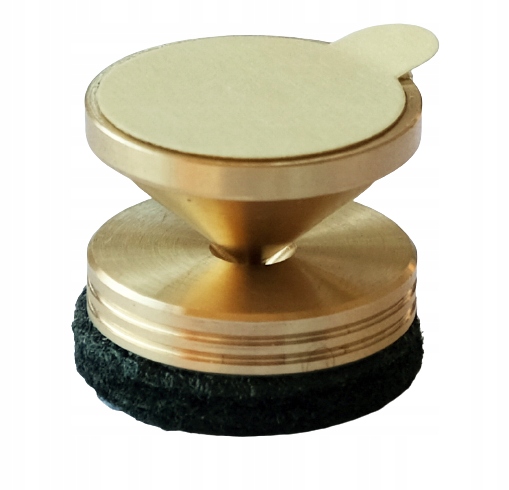 KOLCE PODKŁADKI GŁOŚNIKOWE PODSTAWKA KOLUMN K28 P6 4szt. GOLD ZŁOTE Model K28 - P6