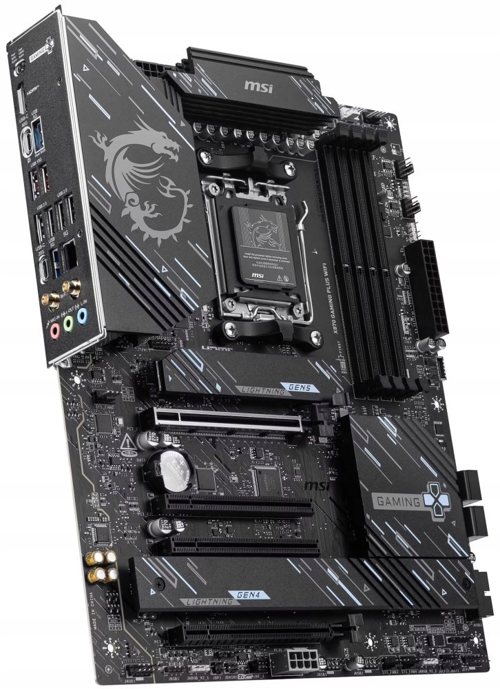 Msi X870 Gaming Plus Wifi Amd X870 AM5 4x DDR5 3x M.2 Hdmi Usb-