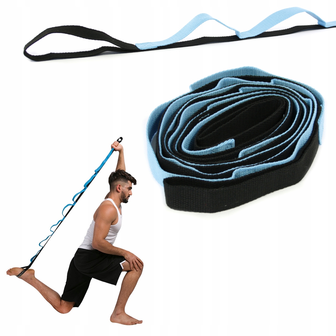 

Pasek Do Jogi Ćwiczeń Stretching Yoga Strap Taśma