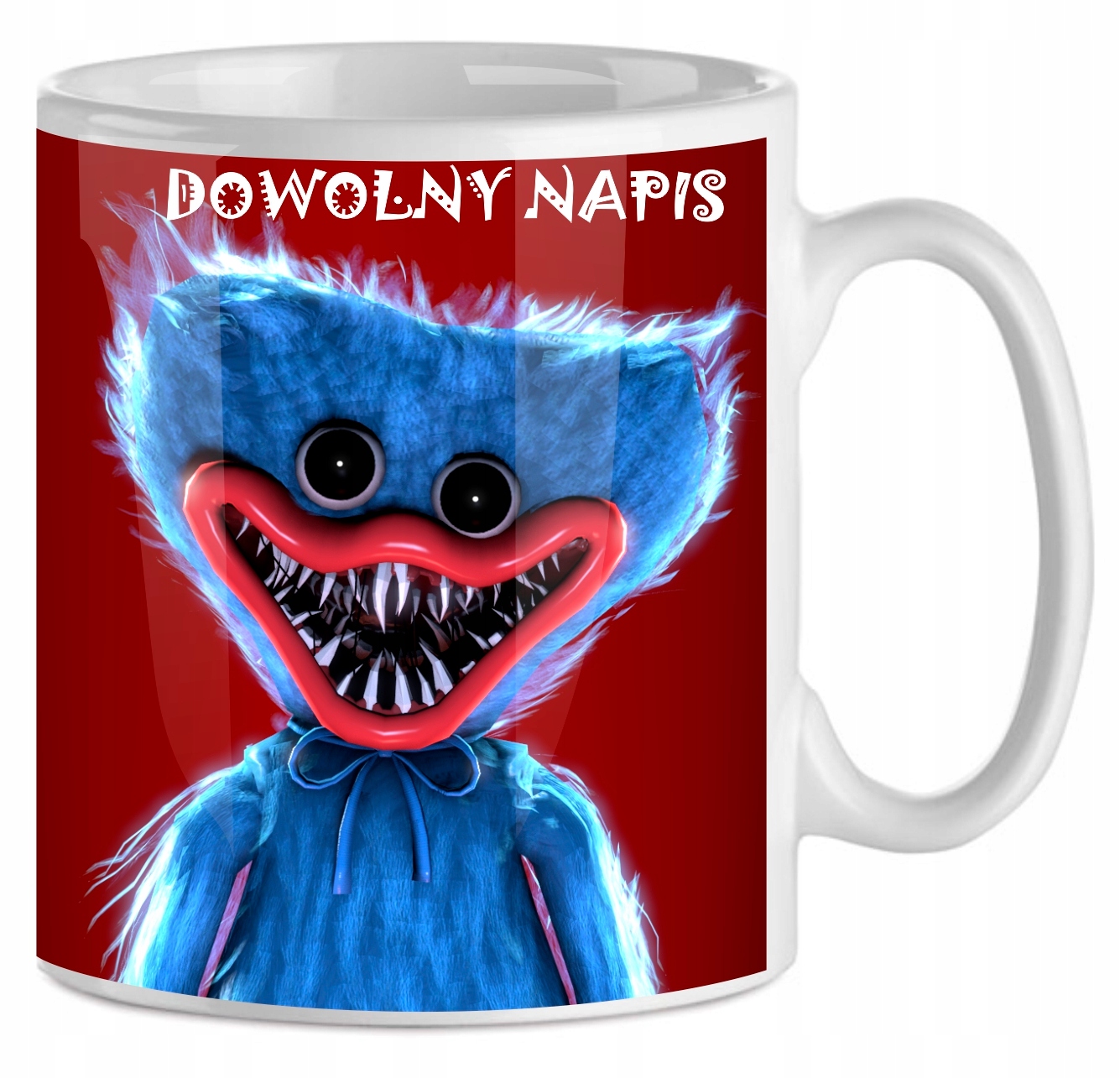 

Kubek z motywem Huggy Wuggy Imię