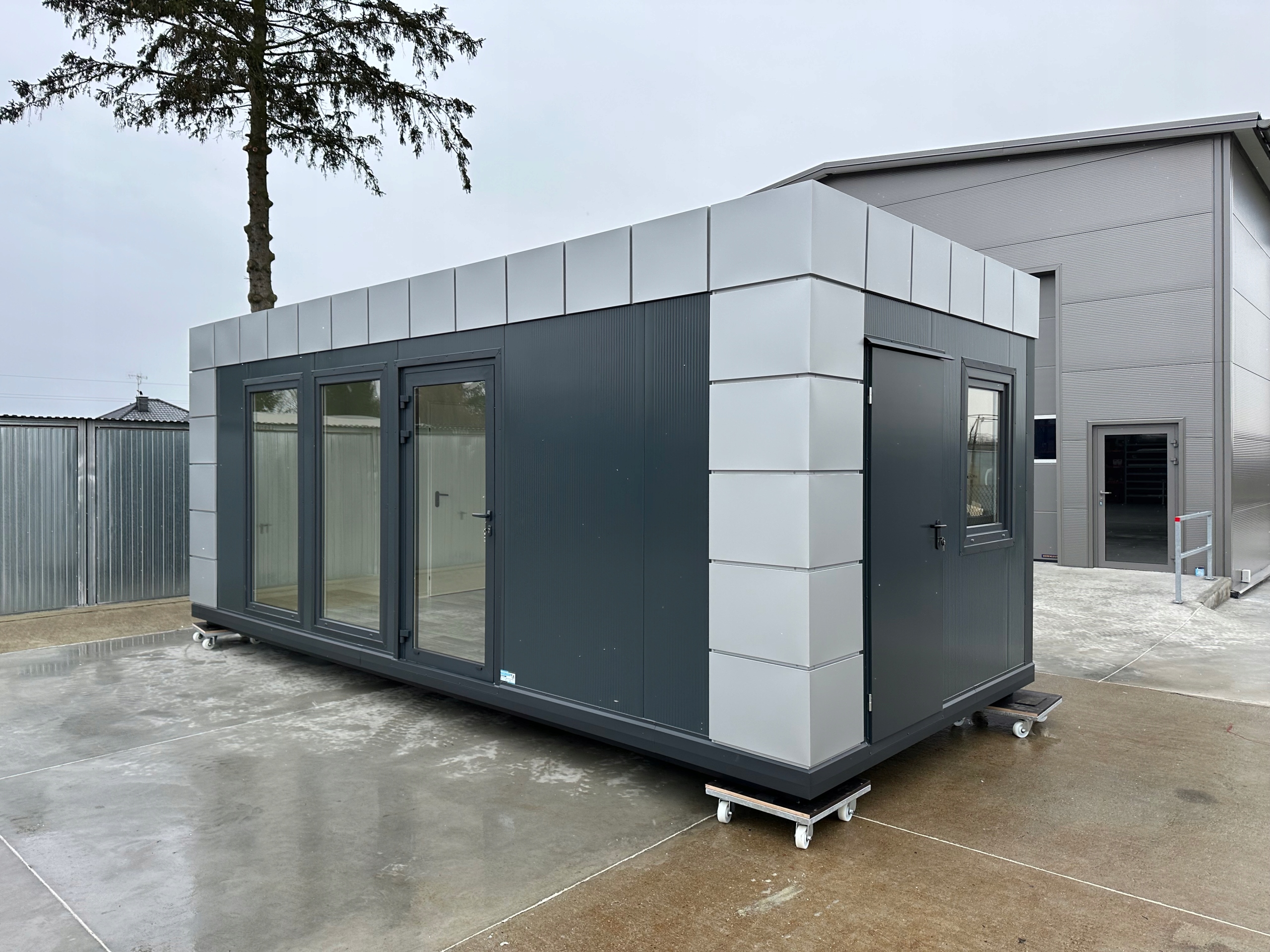 PAWILON BIUROWY HANDLOWY SKLEP GARAŻ KOMIS SALON FRYZJERSKI 6m x 3m Wysokość 2.6 m