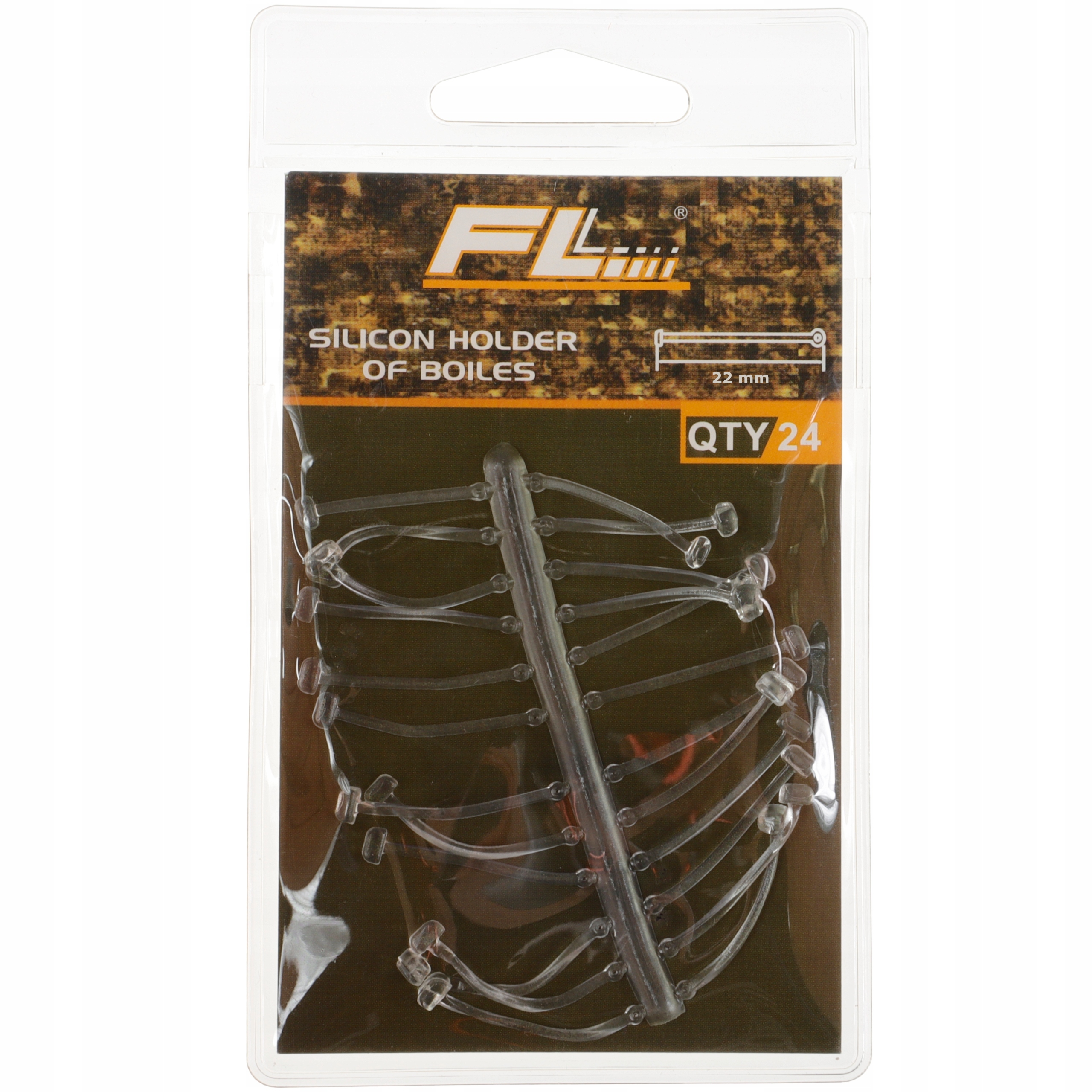 

Silikonowy włos 22mm stoper do kulek pelletu 24szt