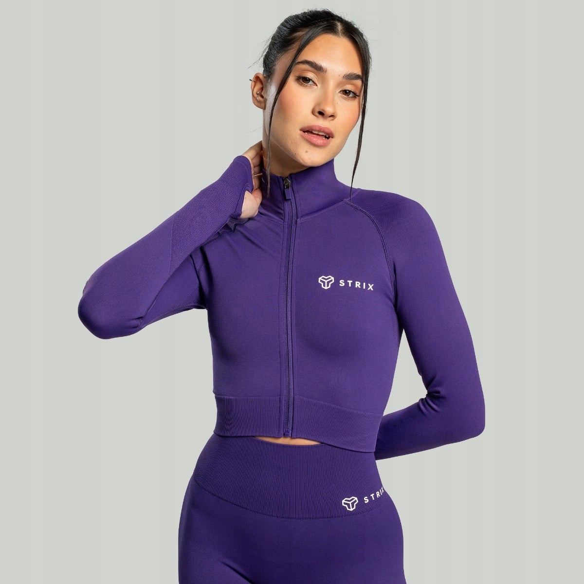GymBeam Damski top Seamless Cropped Cosmos Xs
