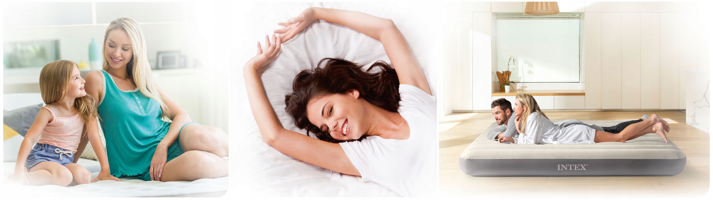 MATERAC DMUCHANY JEDNOOSOBOWY INTEX 191x76x25cm Typ jednoosobowy