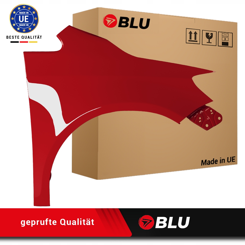 Blu Blatník Vw Golf V Plus 5 LA3X pravý červený 05-09 přední TornadoRot