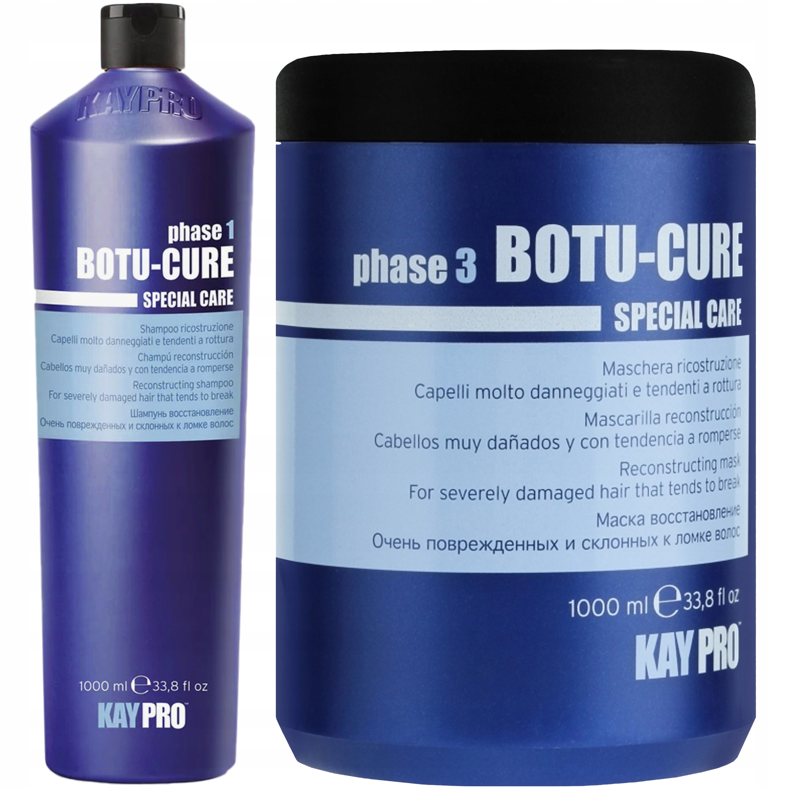 Sada: Šampon KayPro Botu-Cure 1000ml Maska KayPro Botu-Cure 1000ml