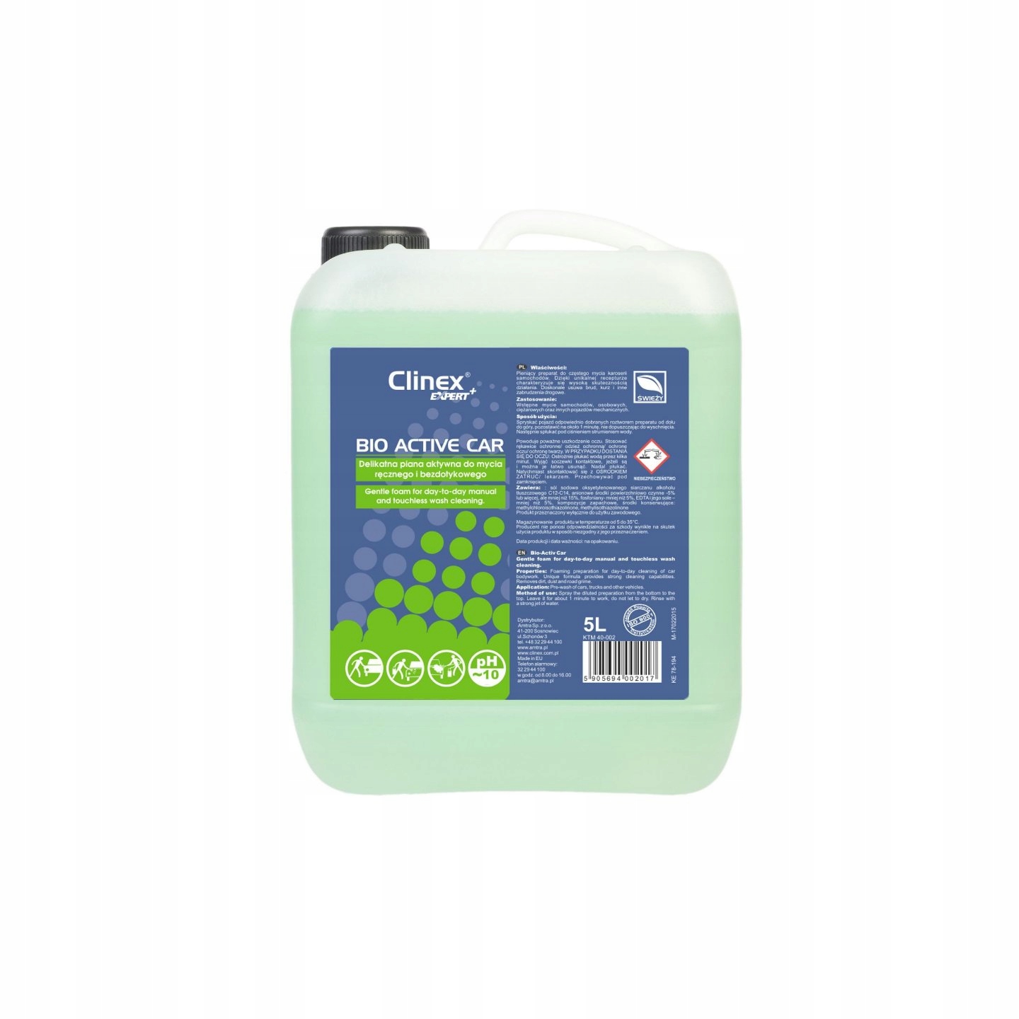 

Piana Aktywna Clinex Expert+ Bio Active Car 5L