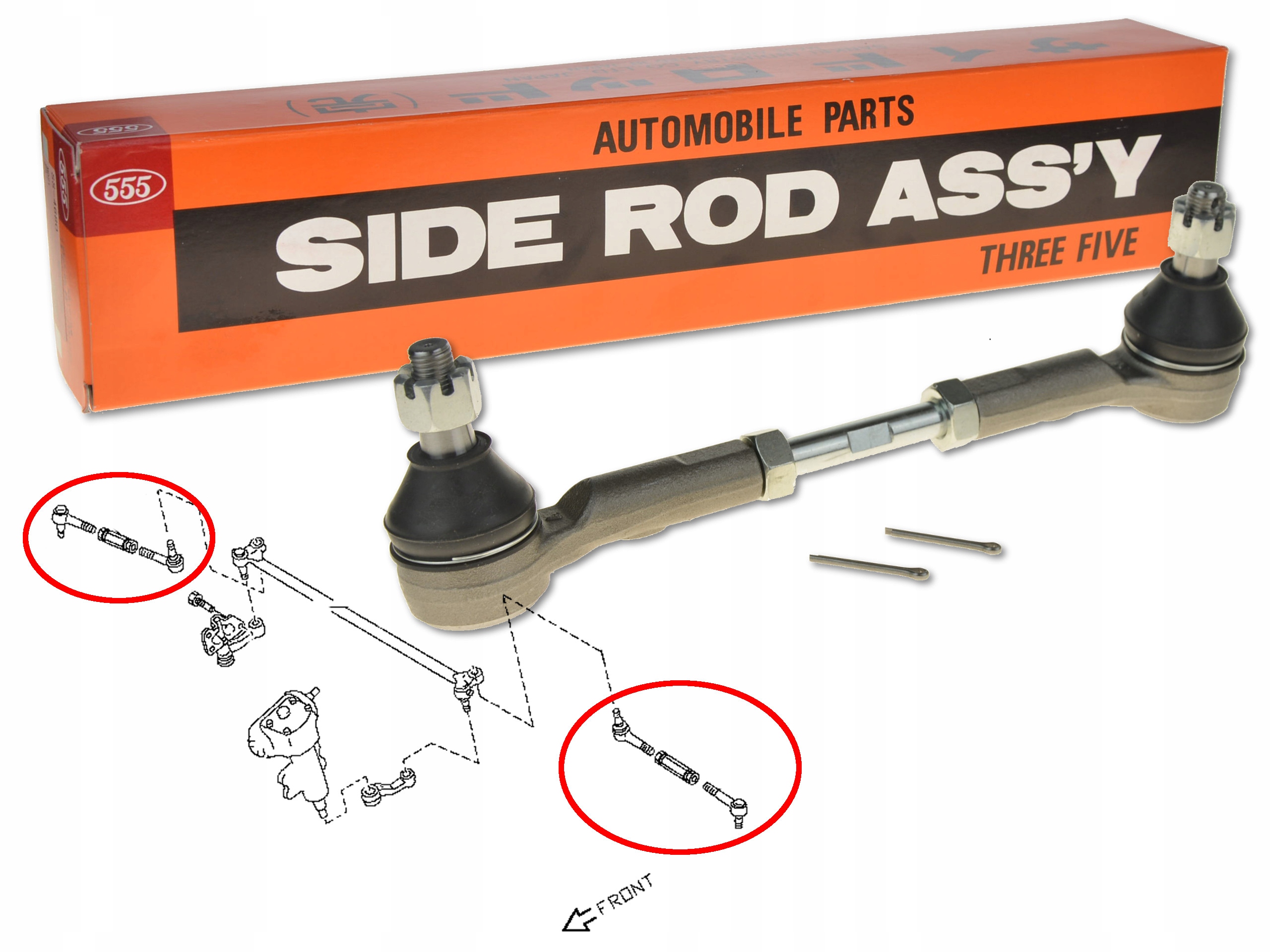 Nissan King Cab D22 98 – Boční Tyč Řízení