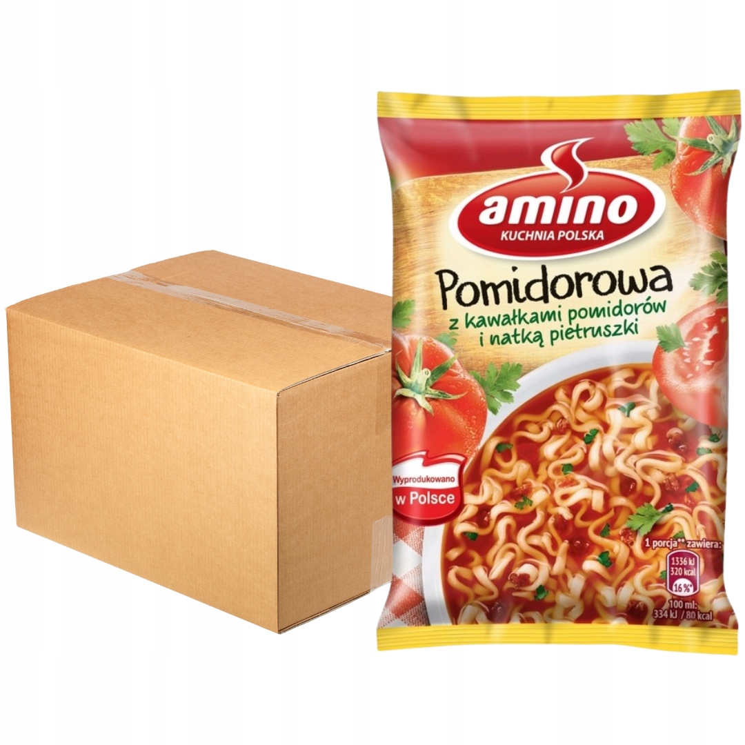 Levně Amino Rajská polévka s kousky rajčat a petrželkou x 22 ks