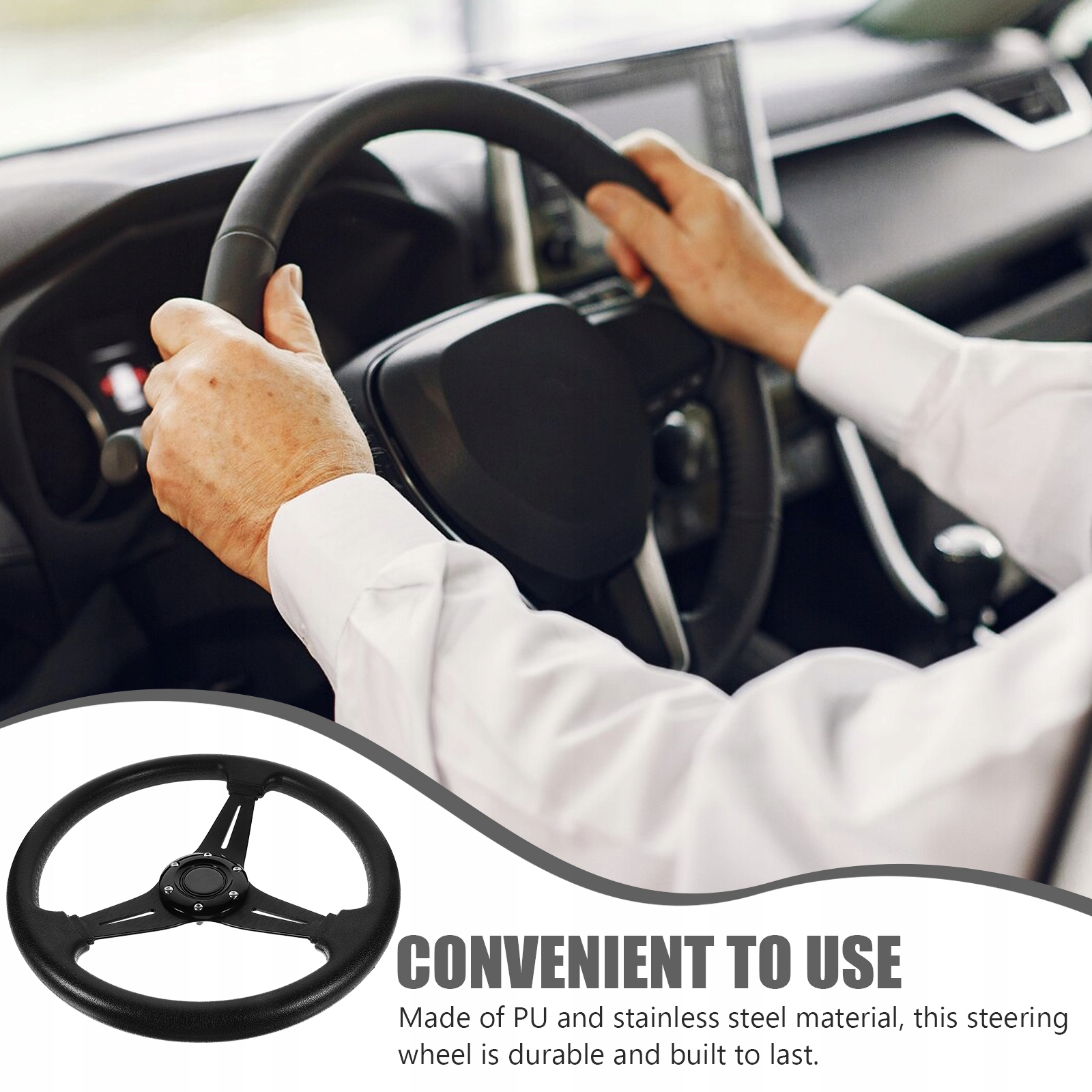 KIEROWNICA AUTO WYŚCIGOWA CZĘŚCI SAMOCHODOWE Producent inny