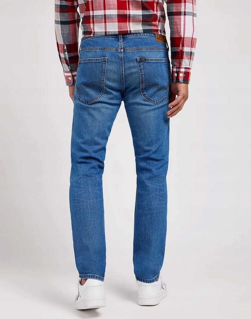 Pánské zúžené džínové kalhoty Lee Luke Indigo Vintage 112349321 30/32