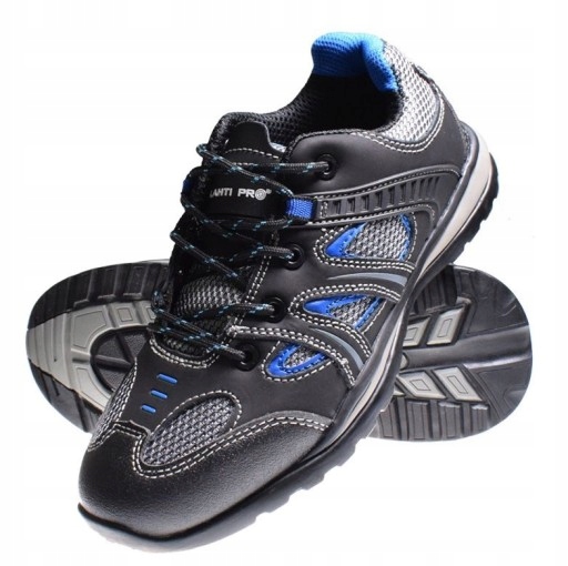 Półbuty Bez Podn. NUBUK/DZIAN.CZAR-NIEB,O1 SRA,43