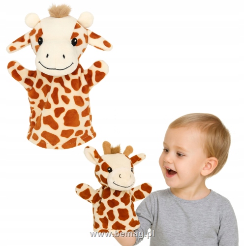 WIELKANOC PACYNKA MARIONETKA MASKOTKA ŻYRAFA MOXY TEATRZYK