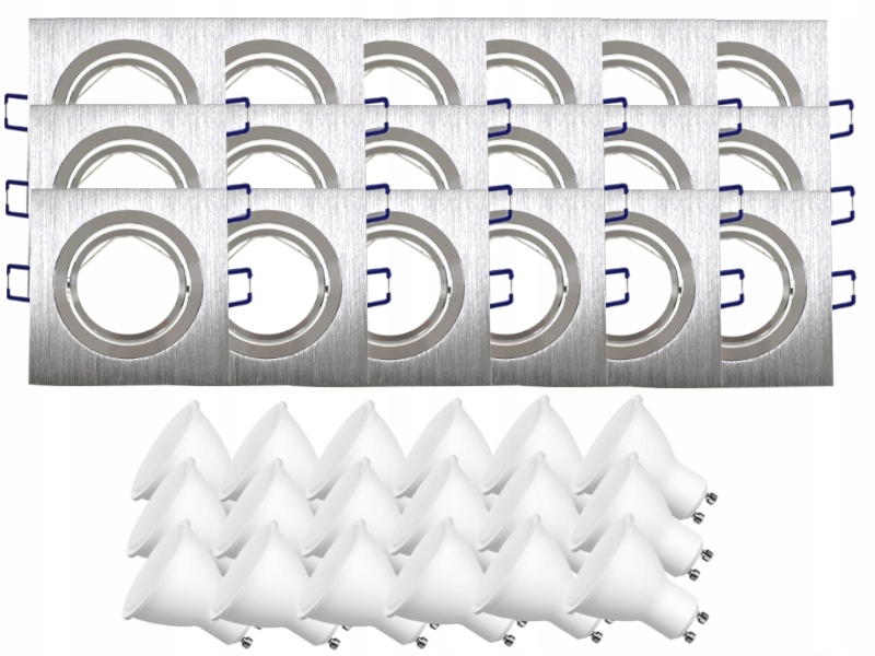 Sada stropních svítidel Halogen 18x žárovky 1,5W