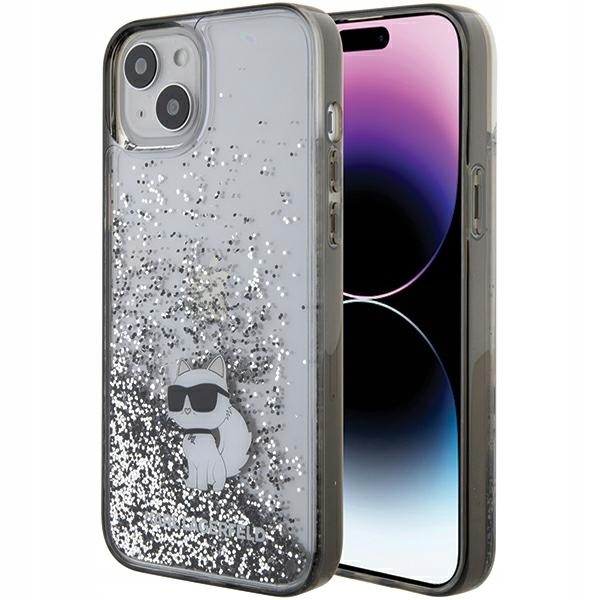 Pouzdro Pro Iphone 15 Plus 14 Plus 6,7" Karl Lagerfeld Třpytkový
