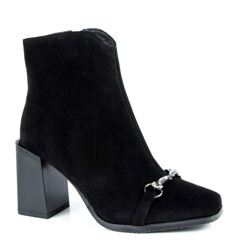 Karino 4913 Kotníkové Boty Kozačky Kůže Lico Černé 36