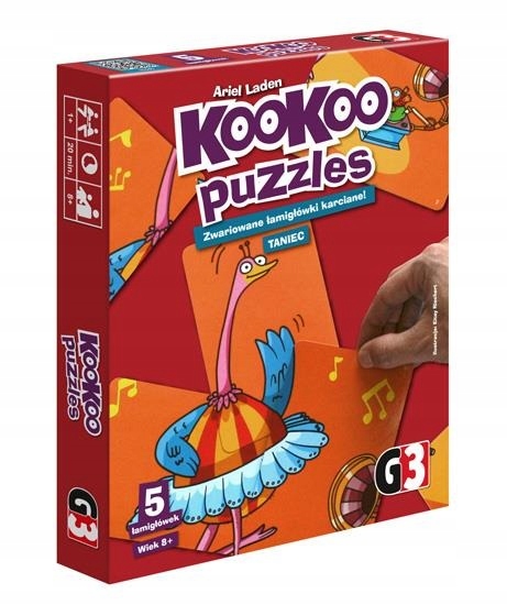KOOKOO PUZZLES Taniec ŁAMIGŁÓWKA Karciana DZIECI