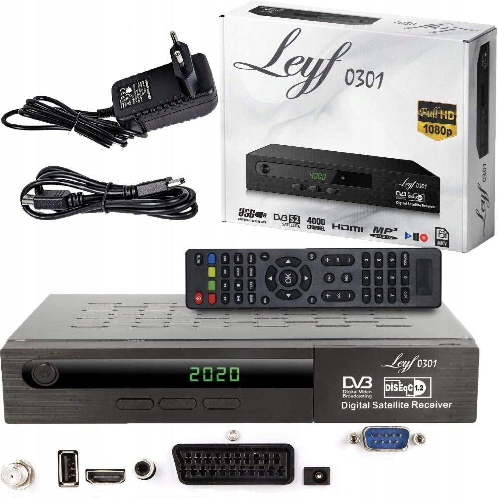 Tuner Leyf 0301 HDTV DVB-S/DVB-S2 Full HD 1080p