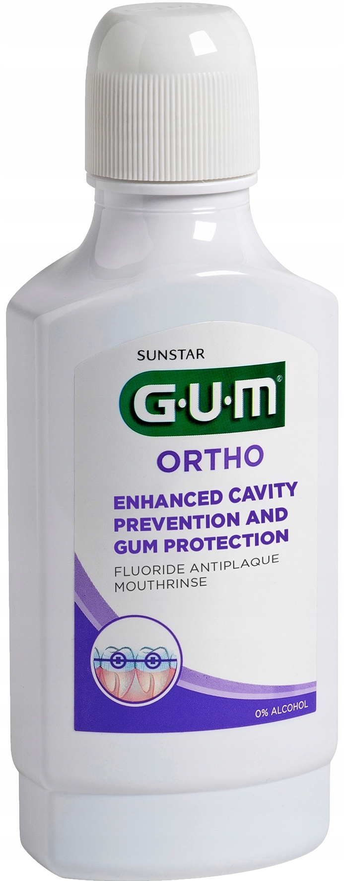 

Gum Ortho Ortodontyczna Płukanka Do Zębów 300ml