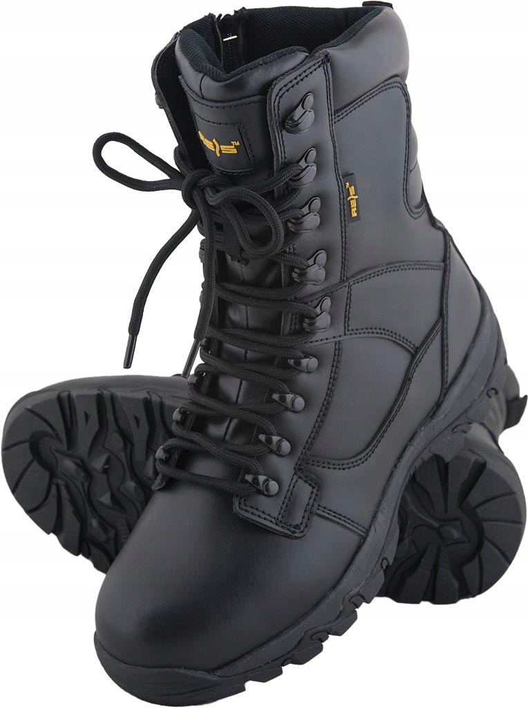 Buty robocze Wysokie Kozaki Wojskowe Skórzane z noskiem metalowym Patrol 45
