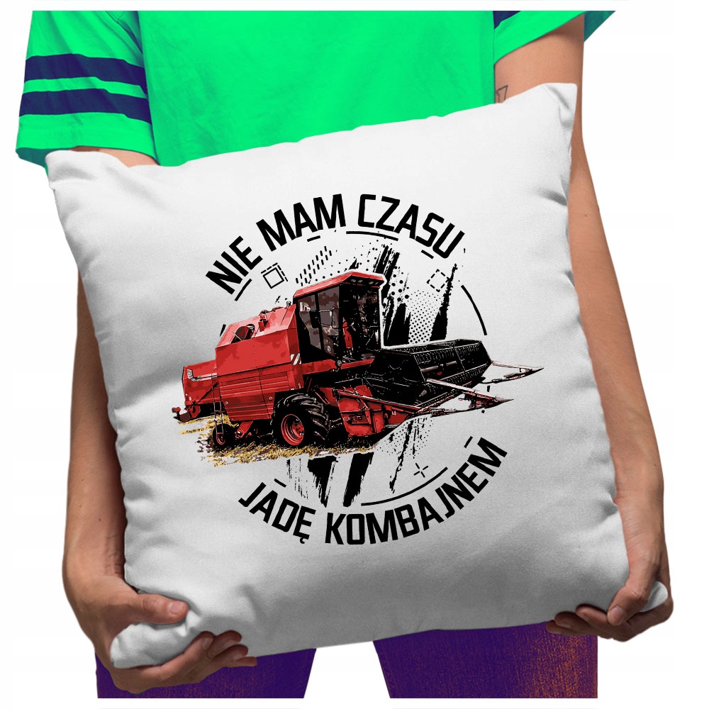 

Poduszka Śmieszna Kombajn Kombajnem Bizon