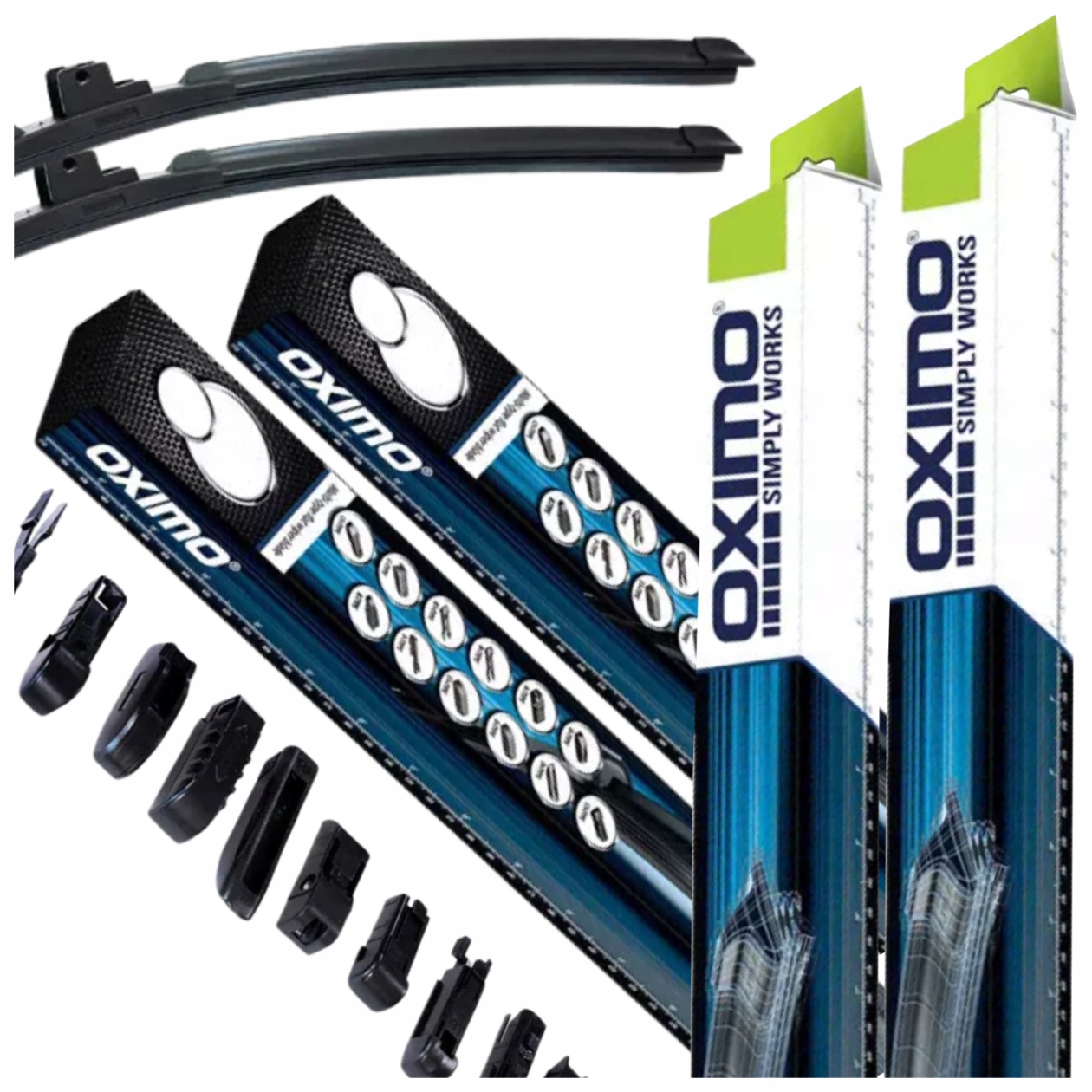 Pióra wycieraczek wycieraczki samochodowe auta Oximo Multi-type 700mm 575mm