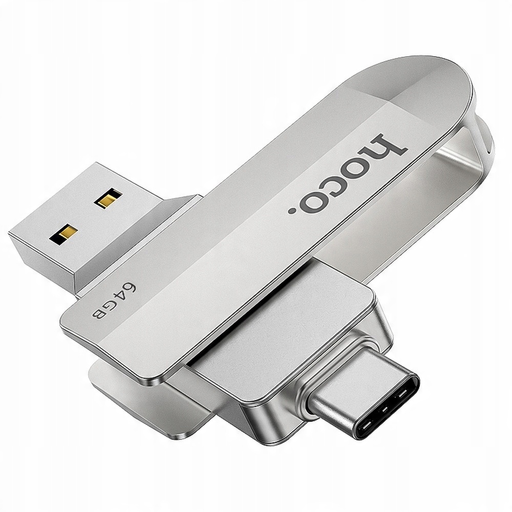 

Hoco pendrive Wide UD10 Usb + Typ C 64GB USB3.0