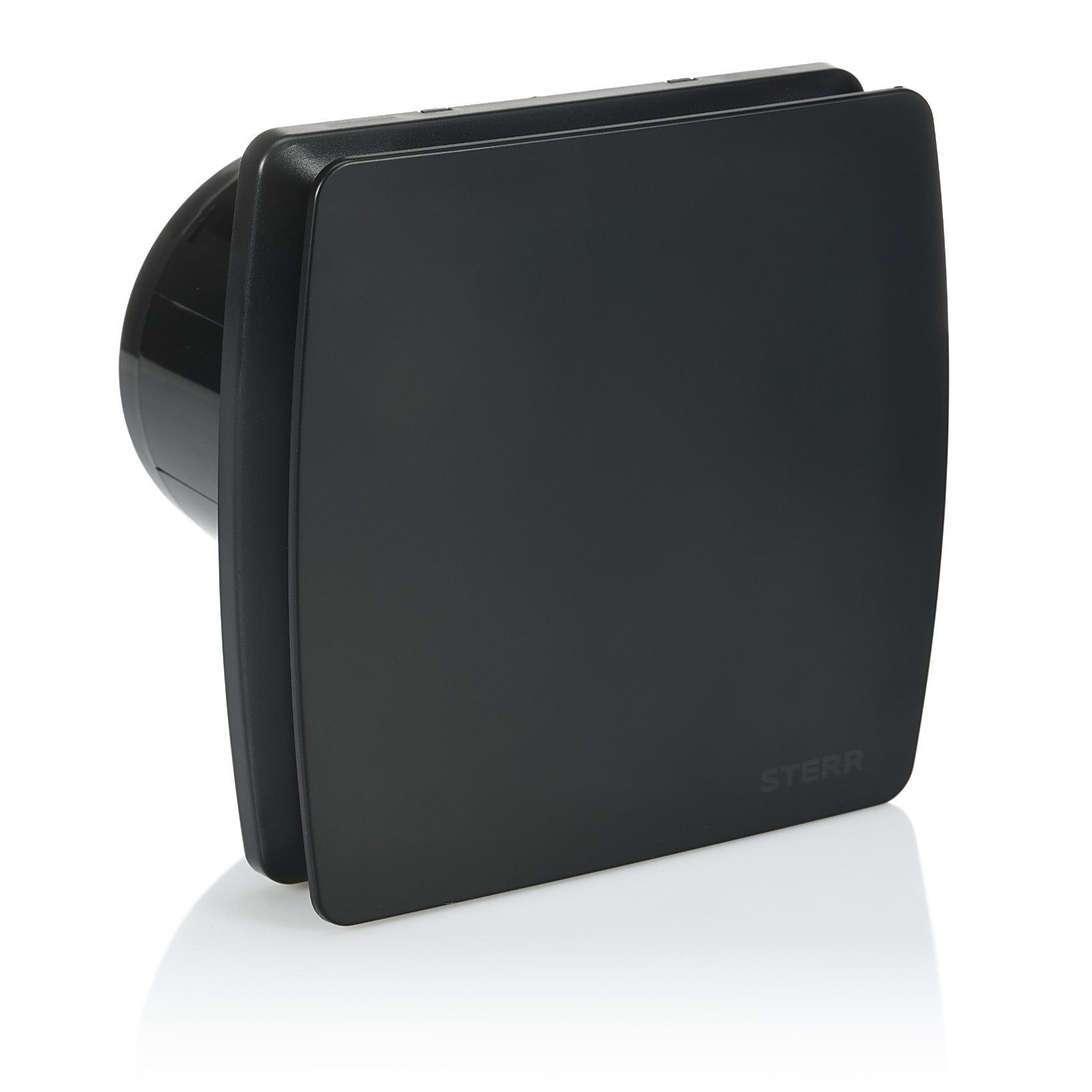 LFS100B-QM – Čierny kúpeľňový ventilátor so snímačom pohybu