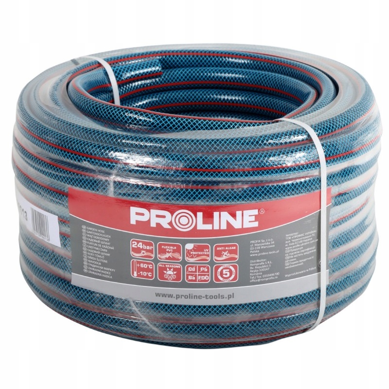 

Wąż Ogrodowy 4-WARSTWOWY 24BAR 1/2'' 30M Proline