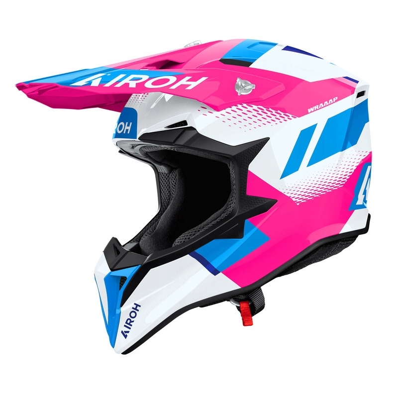 Motocyklová Prilba Airoh Wraaap Vision Pink Gloss (L)
