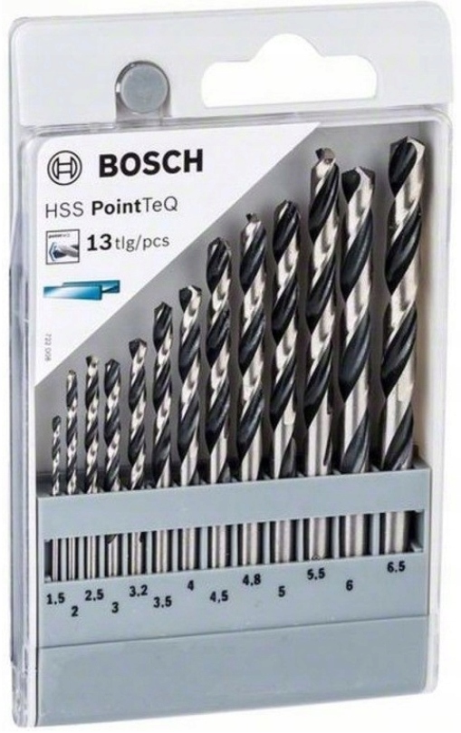 

Bosch Wiertła Do Metalu Hss PointTeQ, 13szt.