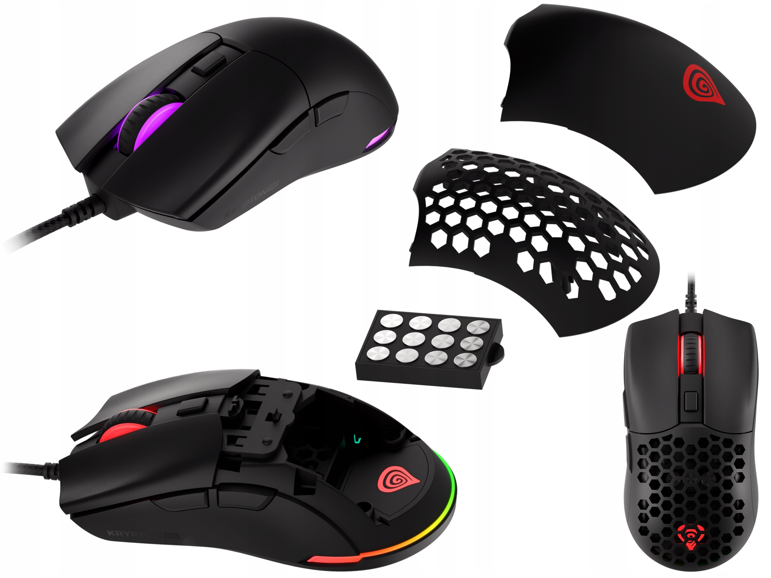 

Mysz gamingowa dla graczy Rgb Led Usb Genesis