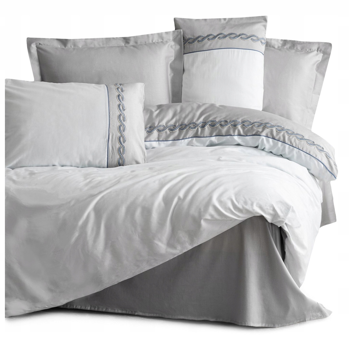 Posteľná Bielizeň 200x220 Sada 6 kusov Saténová vyšívaná v krabici Zehra Brode