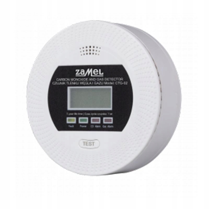 Detektor oxidu uhelnatého a plynu (2v1) bateriový CTG-02 Zamel