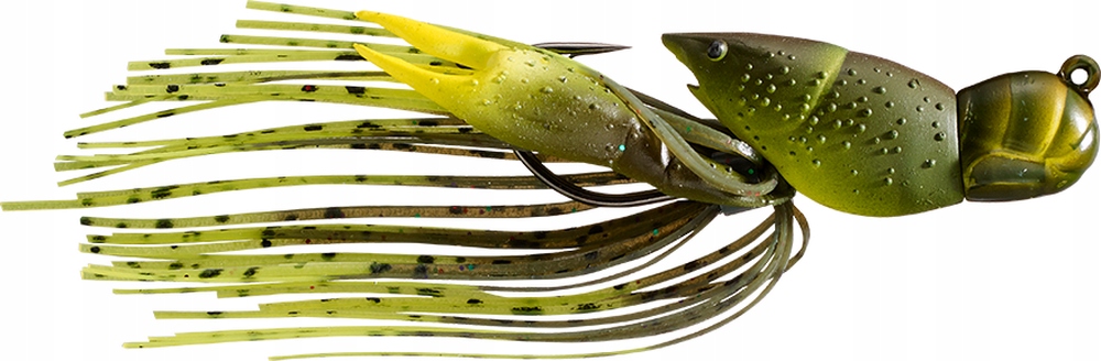 Live Target Hollow Body Crawfish Jig Green Chartreuse 4,5cm 14g raczek
