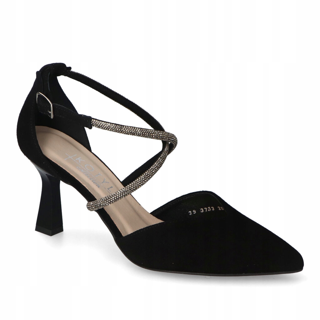 Boty Kotyl Černé Semišové 37