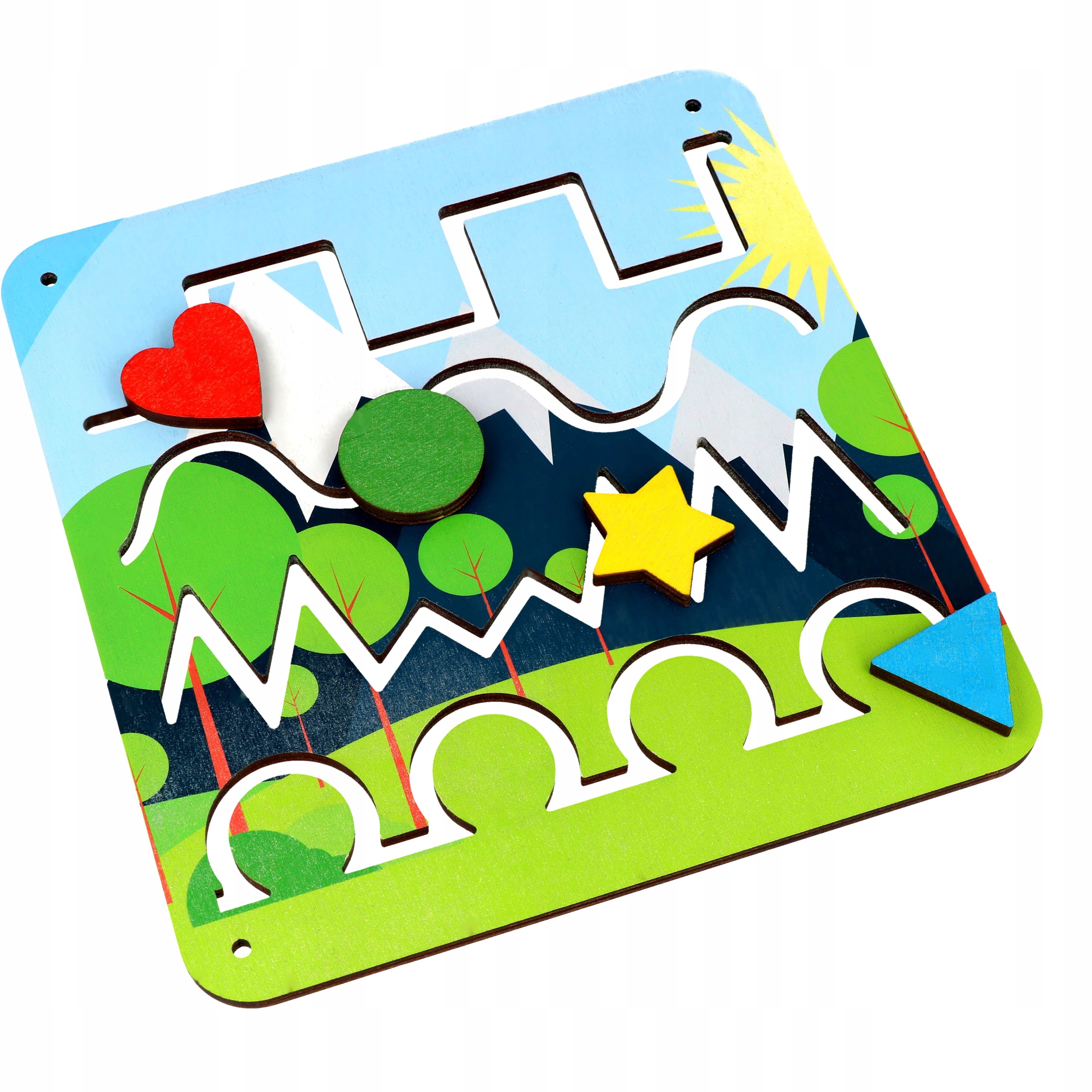 LABIRYNT DO TABLICY MANIPULACYJNEJ SENSORYCZNEJ V2 Marka Todo