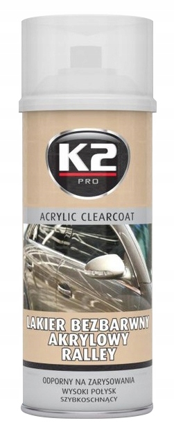 

K2 Lakier Bezbarwny Akrylowy Ralley 400ML L349