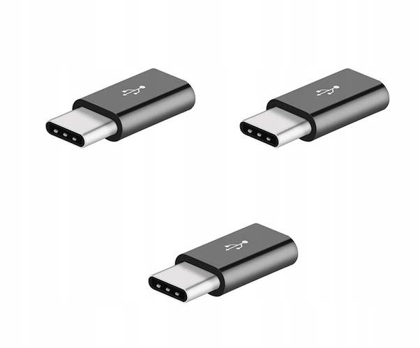 

3 X Adapter micro Usb -Typ C przejściówka/201