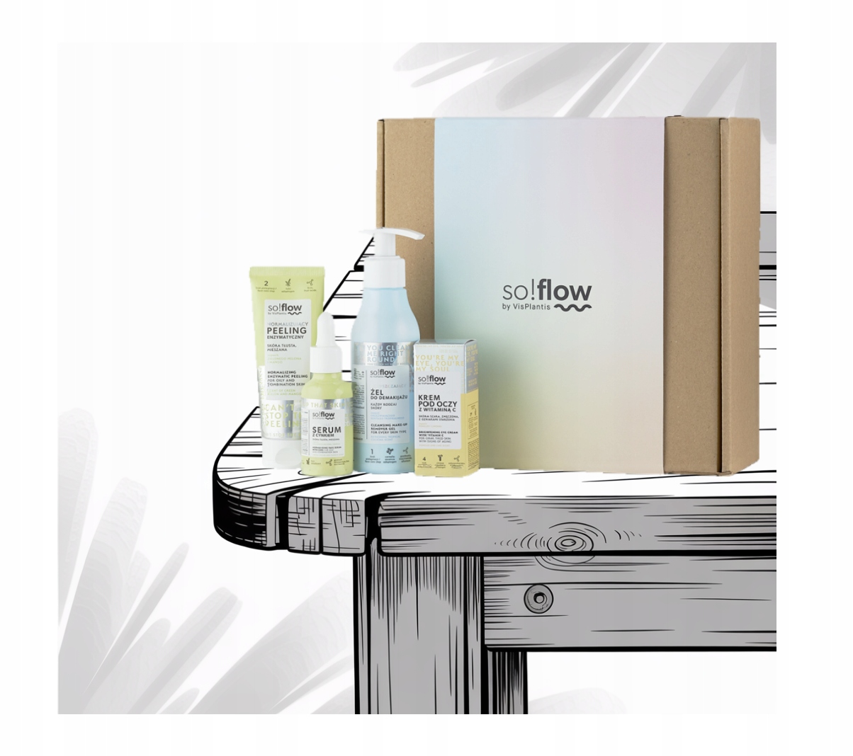 Zestaw kosmetyków so!flow Oczyszczenie równowaga skóry skóra tłusta