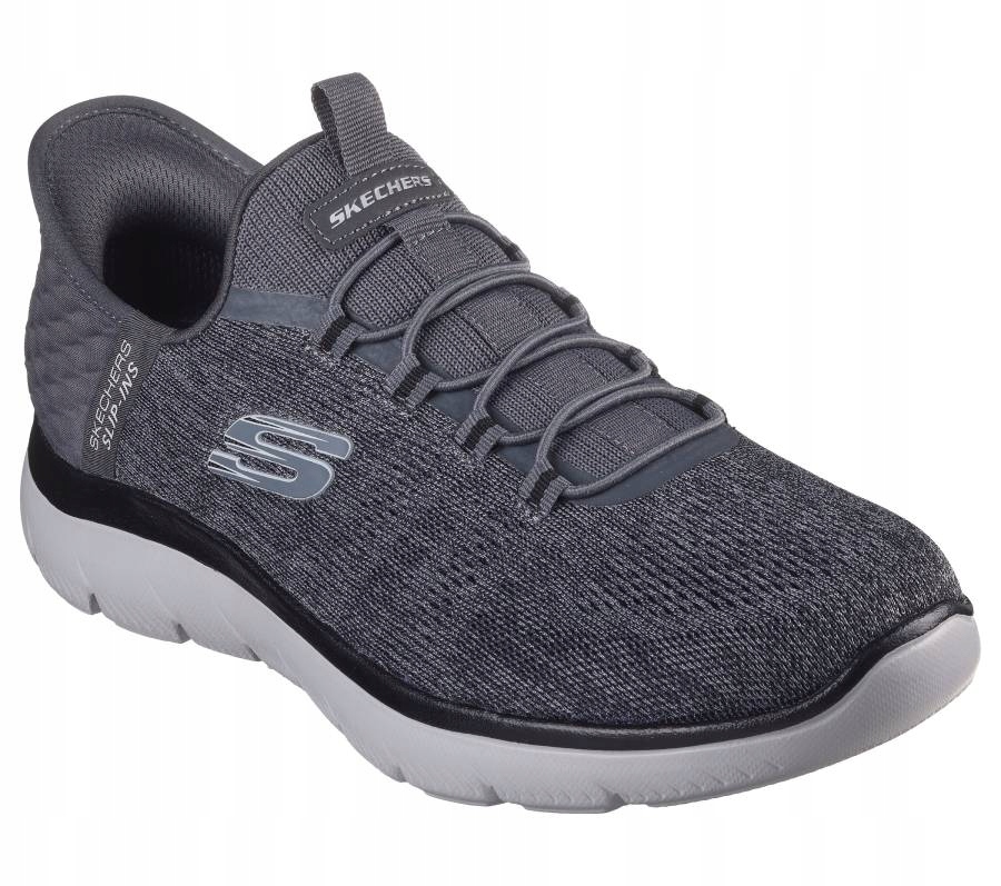 Skechers 232469 Ccbk šedé sportovní polobotky vel. 44 Slip-Ins Kochland